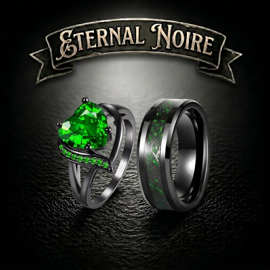 Eternal Noire™ – Anillos de Pareja
