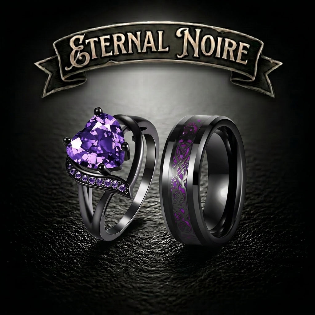 Eternal Noire™ – Anillos de Pareja